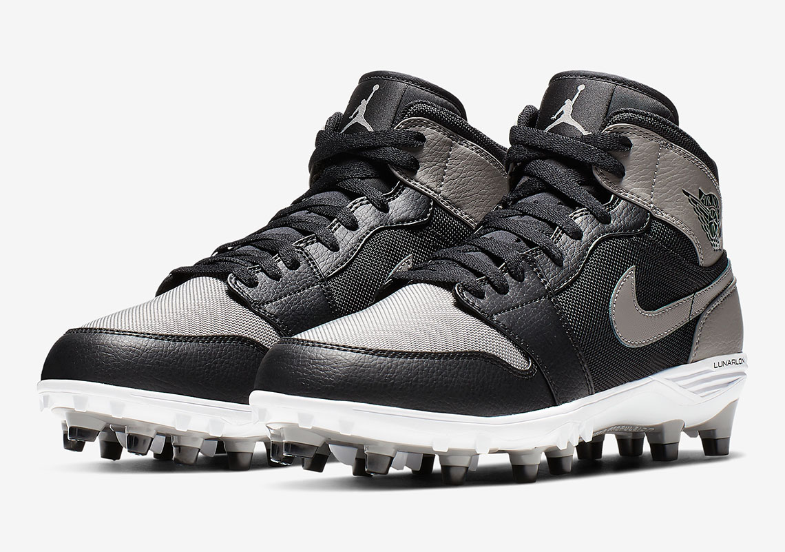 Air Jordan 1 Mid Td Football Cleats Shadow 1