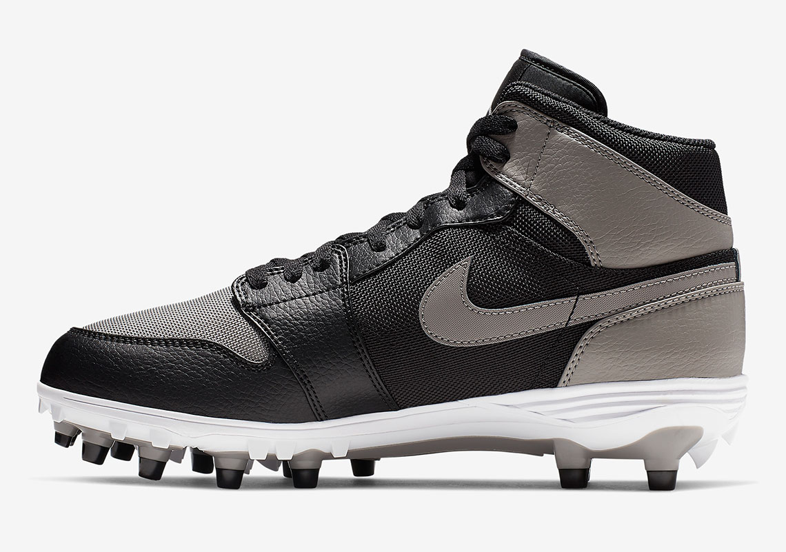 Air Jordan 1 Mid Td Football Cleats Shadow 2