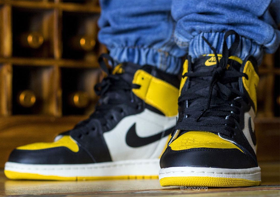 Air Jordan 1 Yellow Toe Ar1020 700 13