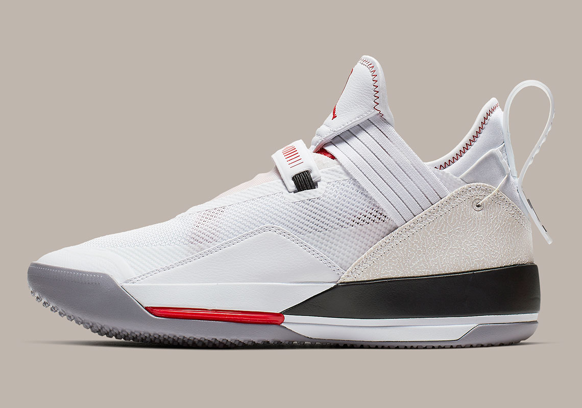 Official Images Of The Air Jordan 33 Low "White/Cement"