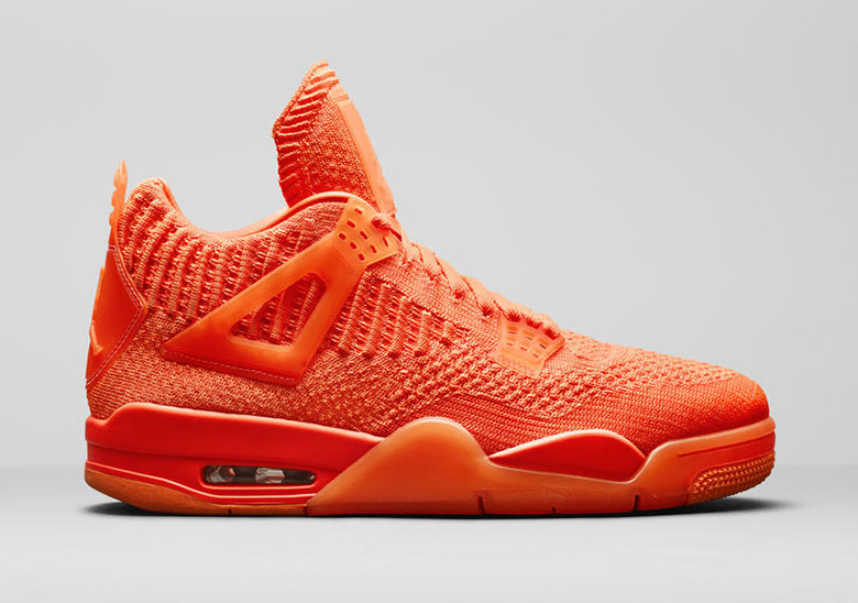 Air Jordan 4 Flyknit Orange 2019 Aq3559 800