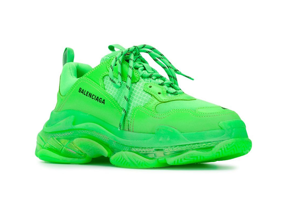 Balenciaga Triple S Green 2