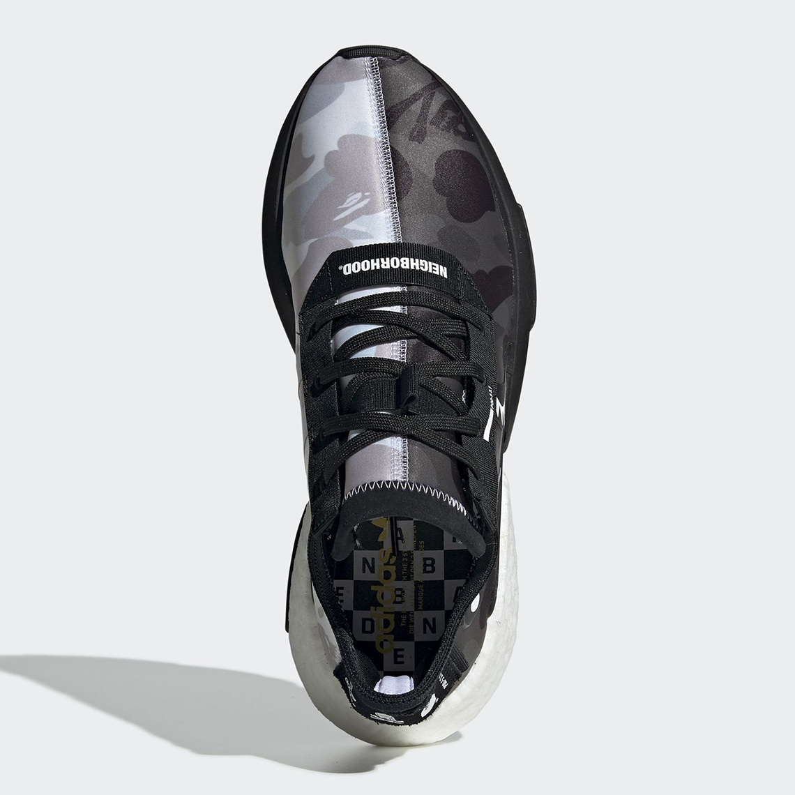 Bape Neighborhood Adidas Pod S3.1 Black White Grey Ee9431 3