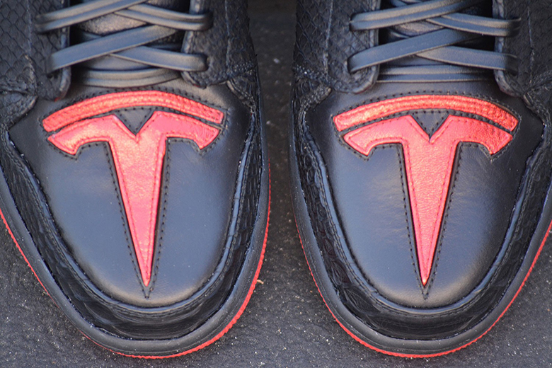 Elon Musk Air Jordan 1 Tesla Custom 4