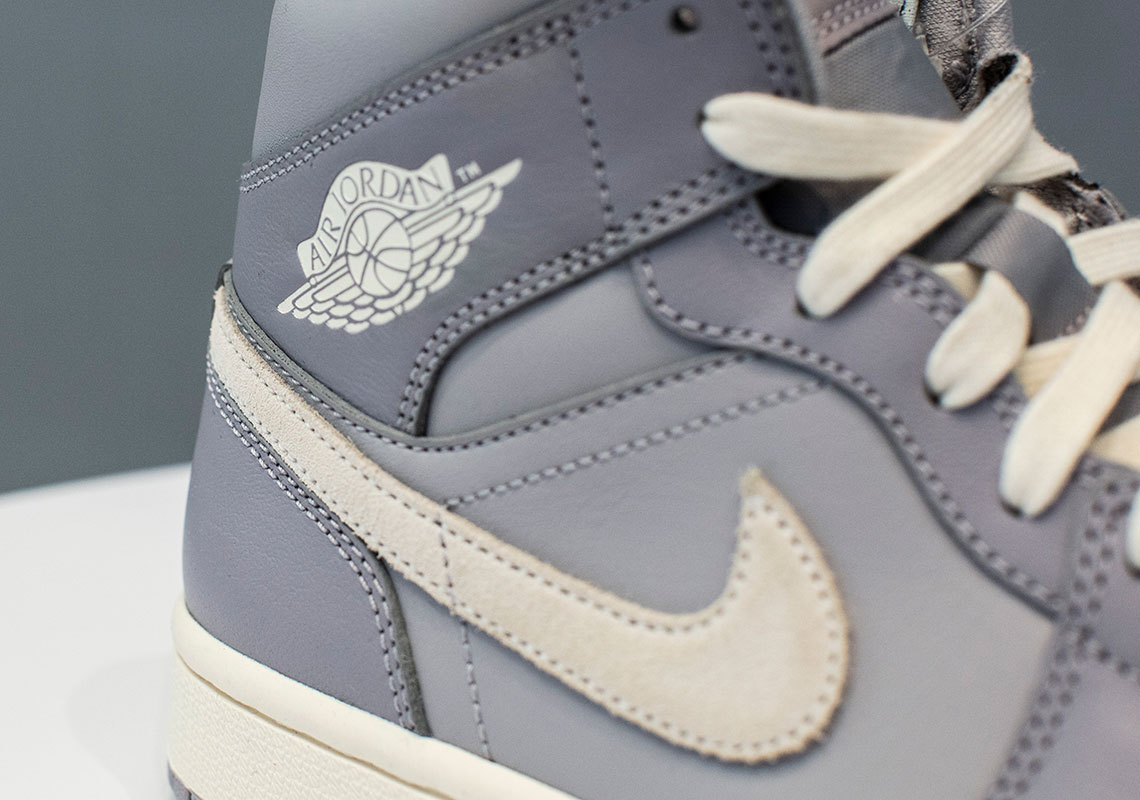 Jordan 1 Mid Full Grey 3