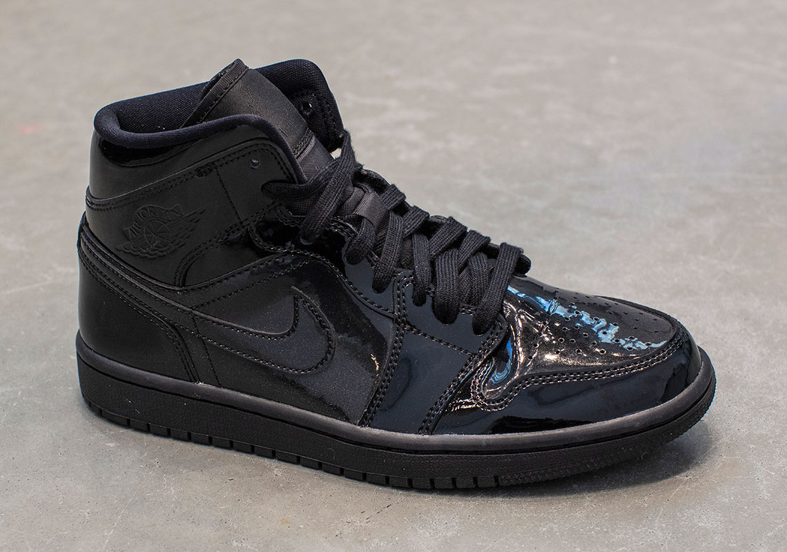 Jordan 1 Patent Black Black Black 2