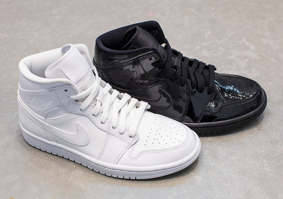 Jordan 1 Patent Black White Pack 2