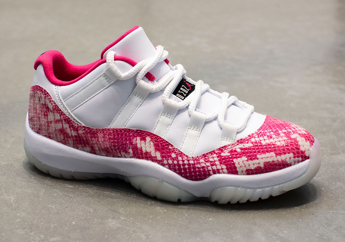 The Air Jordan 11 Low "Pink Snakeskin" Is Releasing On May 7th