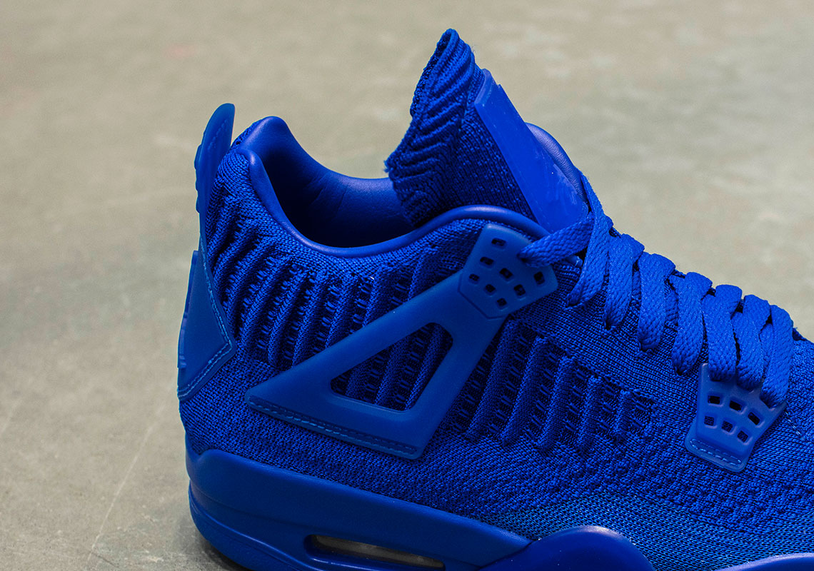 Jordan Flyknit 4 30th Anniversary Blue 2