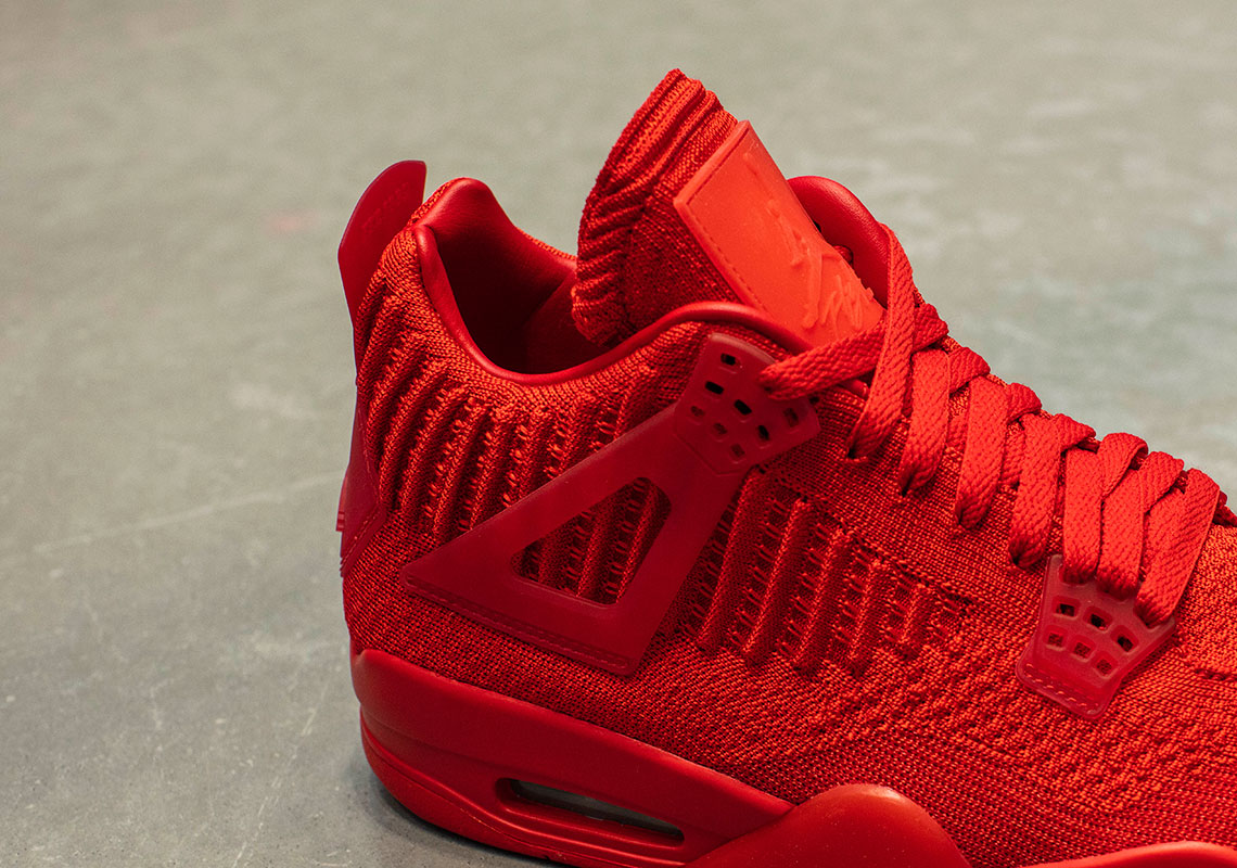 Jordan Flyknit 4 30th Anniversary Red 2