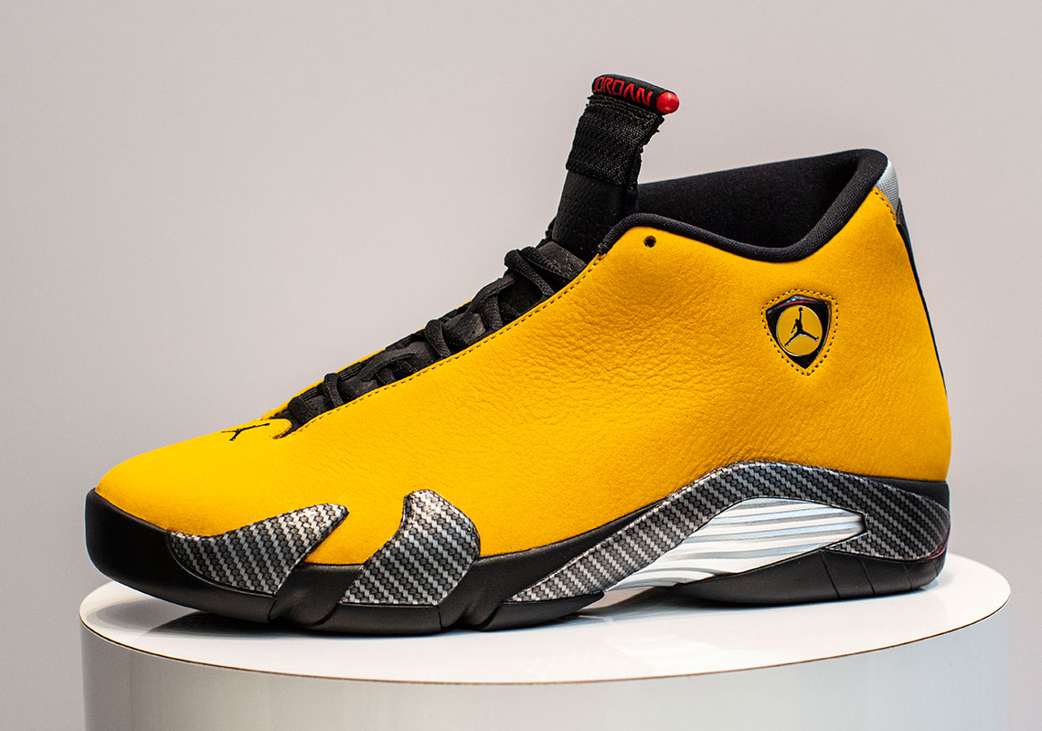 The Air Jordan 14 "Ferrari" Returns In Yellow