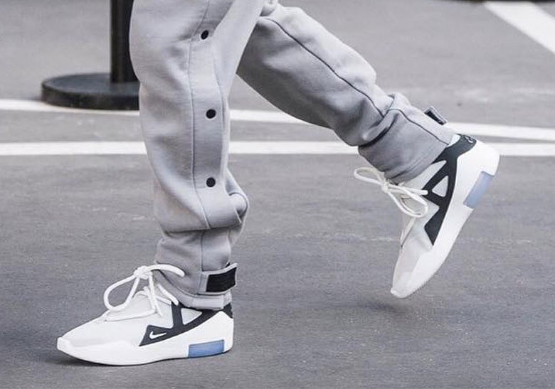 Nike Air Fear Of God 1 White Black 1 2