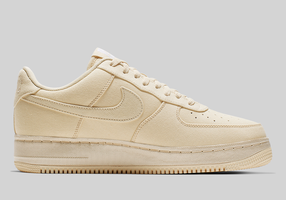 Nike Air Force 1 Low Muslin Canvas Cj0691 100 2