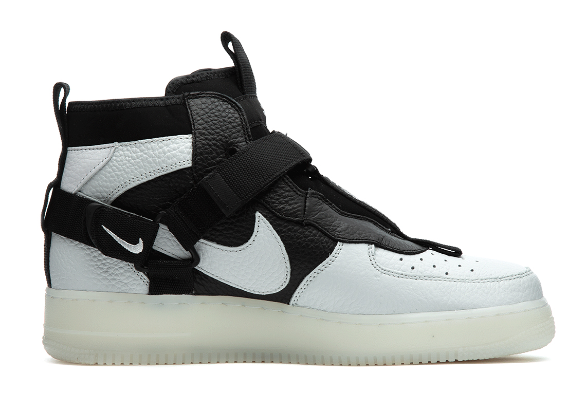 Nike Air Force 1 Utility Mid Black White Aq9758 100 31