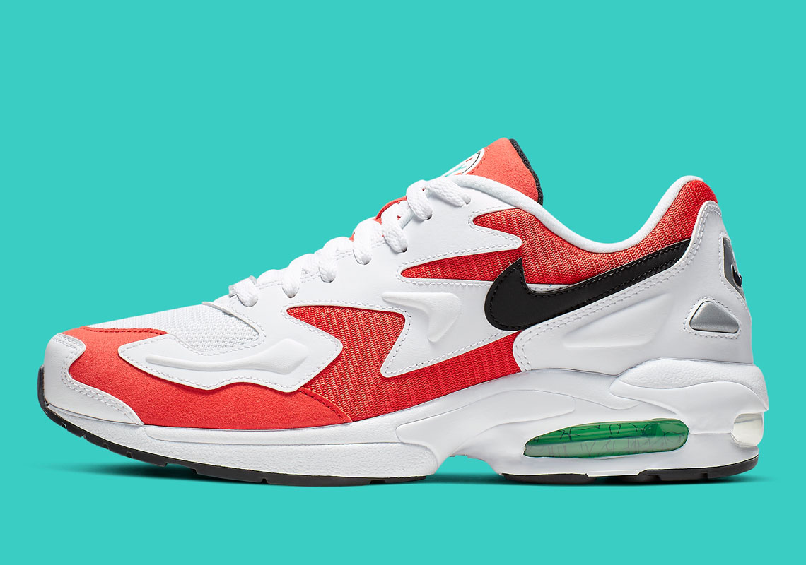 Nike Air Max 2 Light Habanero Red Ao1741 101 2