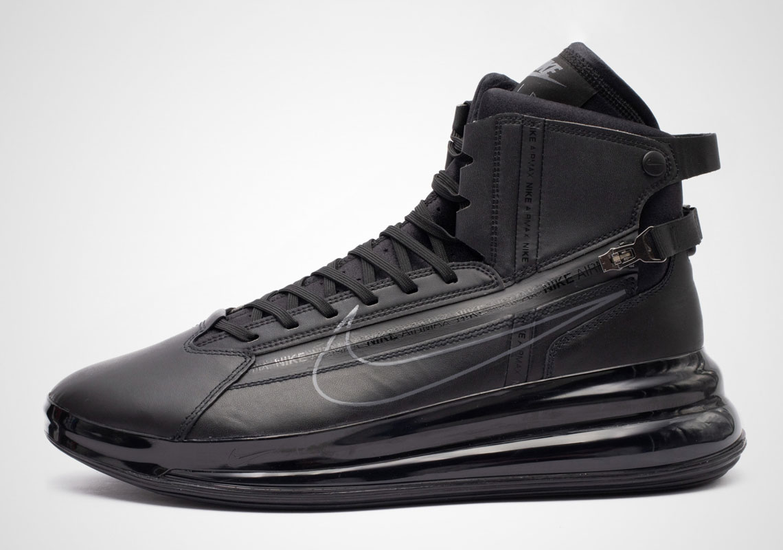 The Nike Air Max 720 Saturn Appears In Triple Black