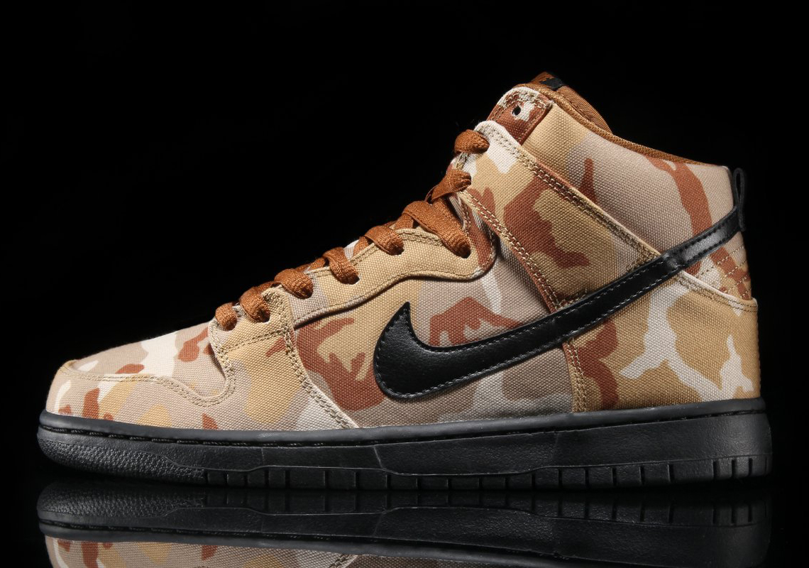 Nike Sb Dunk High Desert Camo Bq6826 200 5