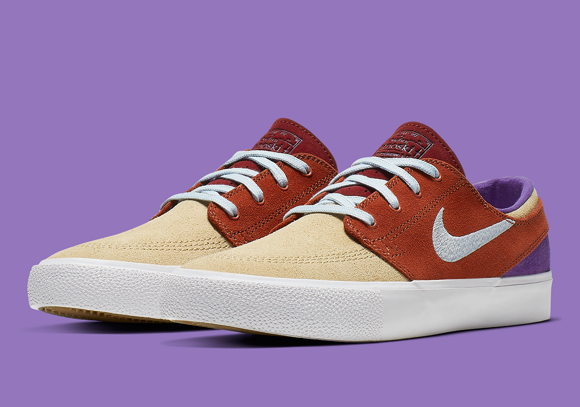 Nike Sb Janoski Brown Tan Purple Aq7475 201 1