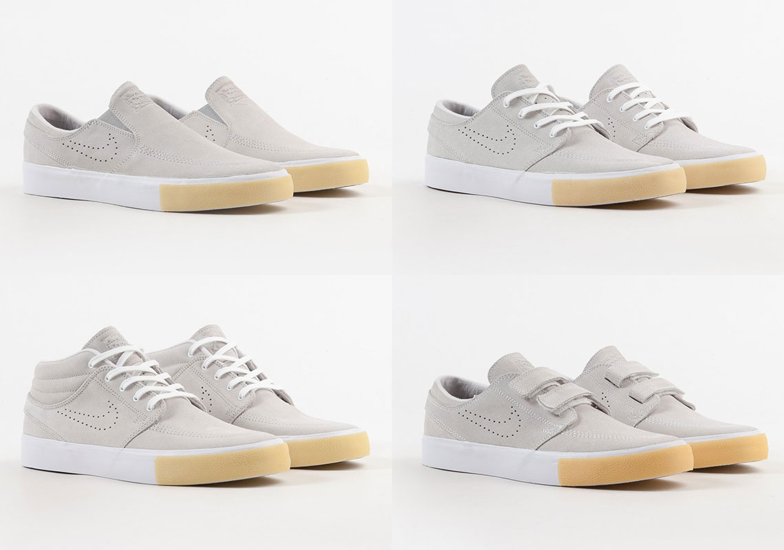 The Nike SB Stefan Janoski Remastered Collection Adds Gum Toe Bumpers