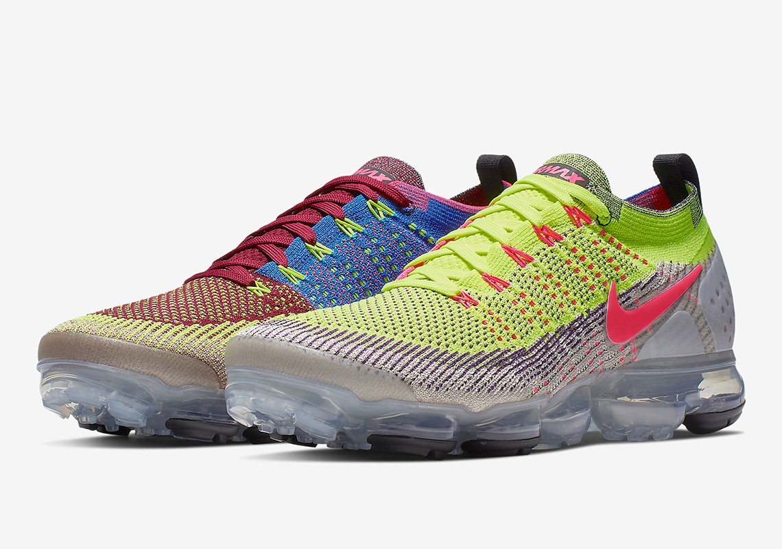 The Nike Vapormax Flyknit 2.0 "Random" Combines Several Bright Colors