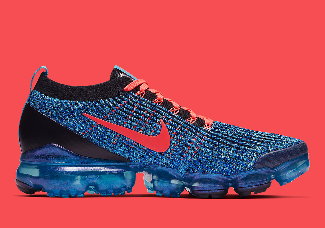 Nike Vapormax Flyknit 3 Blue Crimson Aj6900 401 3