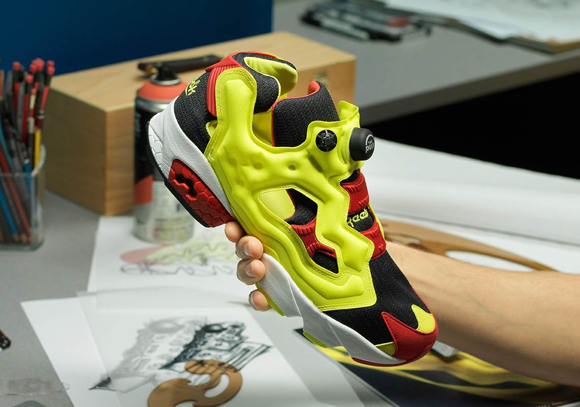 Reebok Instapump Fury Og Citron Red Black 1