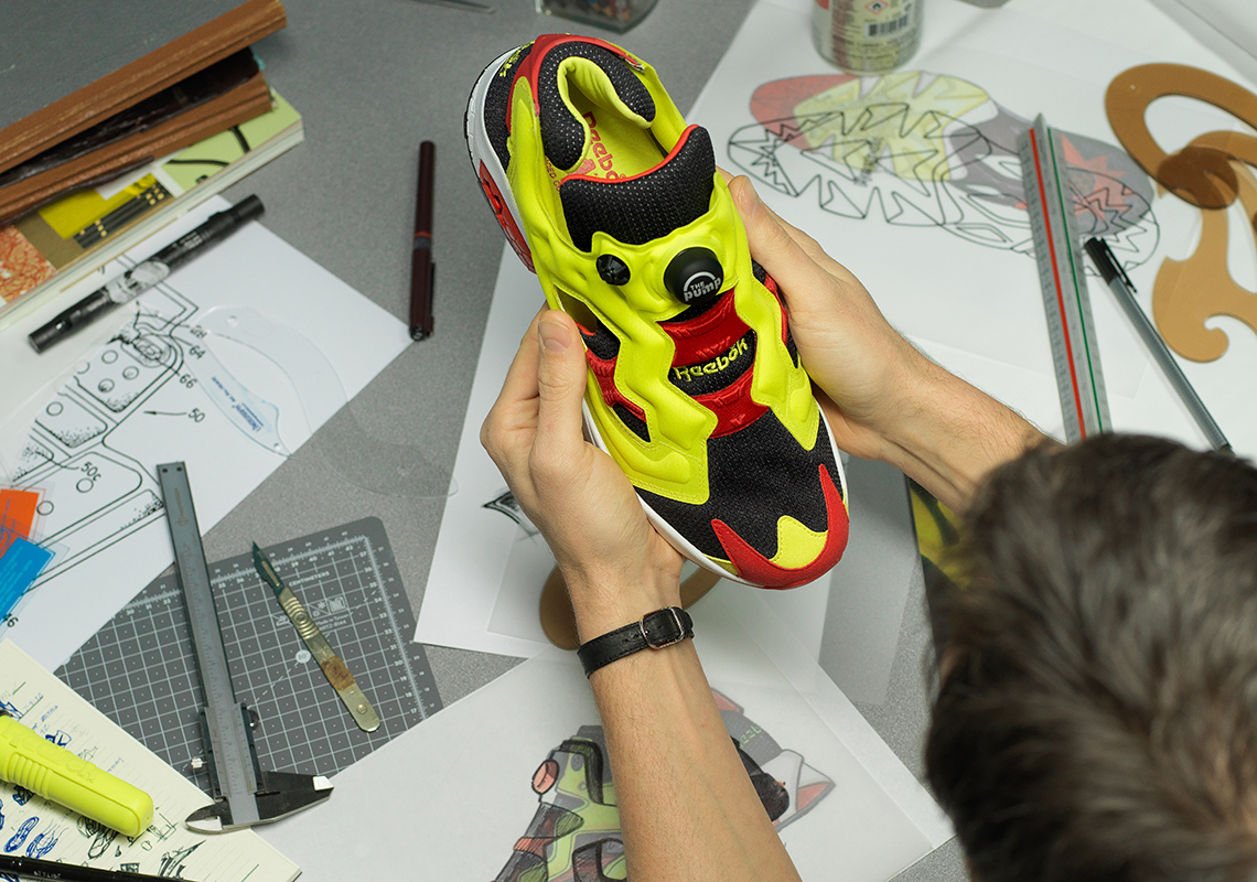 Reebok Instapump Fury Og Citron Red Black 6