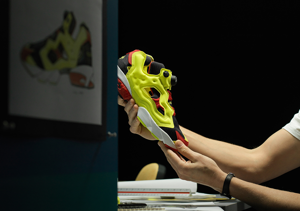 Reebok Instapump Fury Og Citron Red Black 8