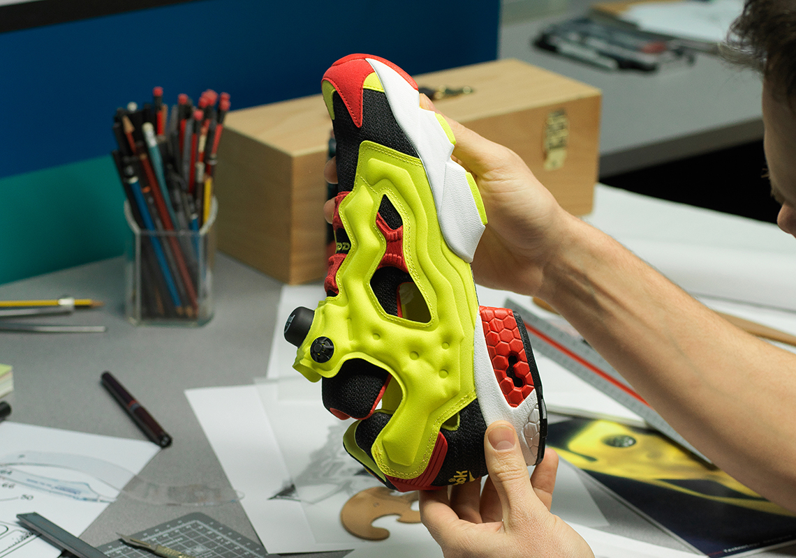 Reebok Instapump Fury Og Citron Red Black 9