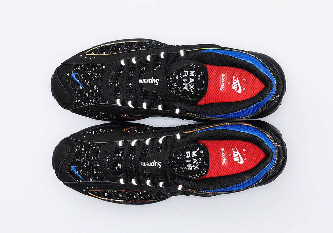 Supreme Nike Air Max Tailwind 4 Black Blue At3854 001 2