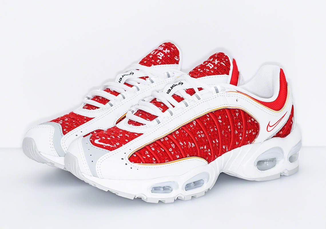 Supreme Nike Air Max Tailwind 4 Red White At3854 100 3