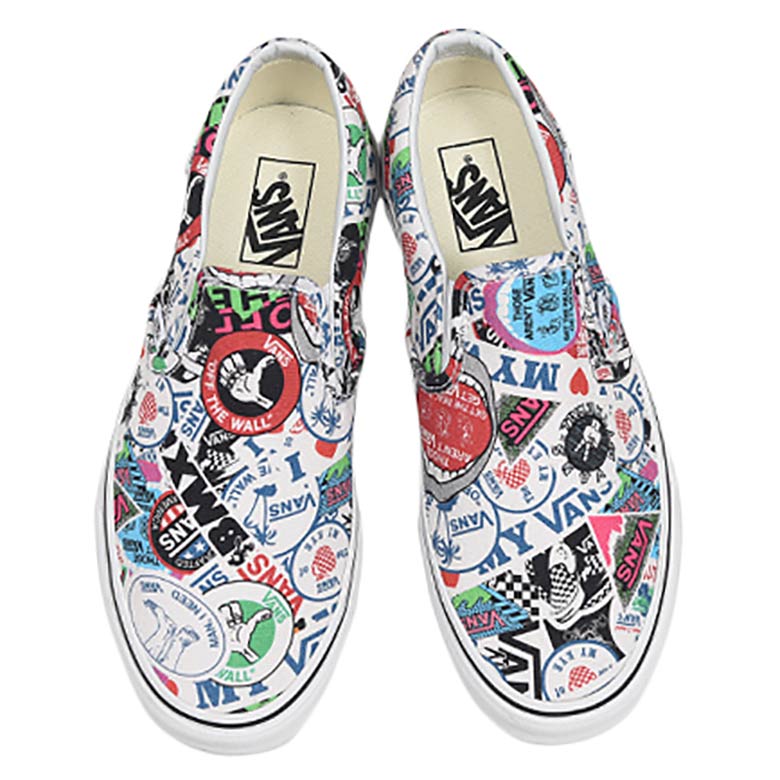 Vans Slip On All Over History Logos 5