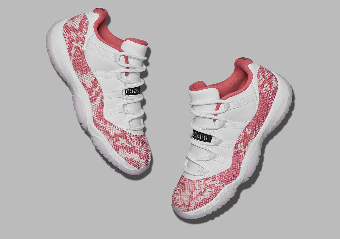 Air Jordan Xi Low Pink Snakeskin Summer 2019