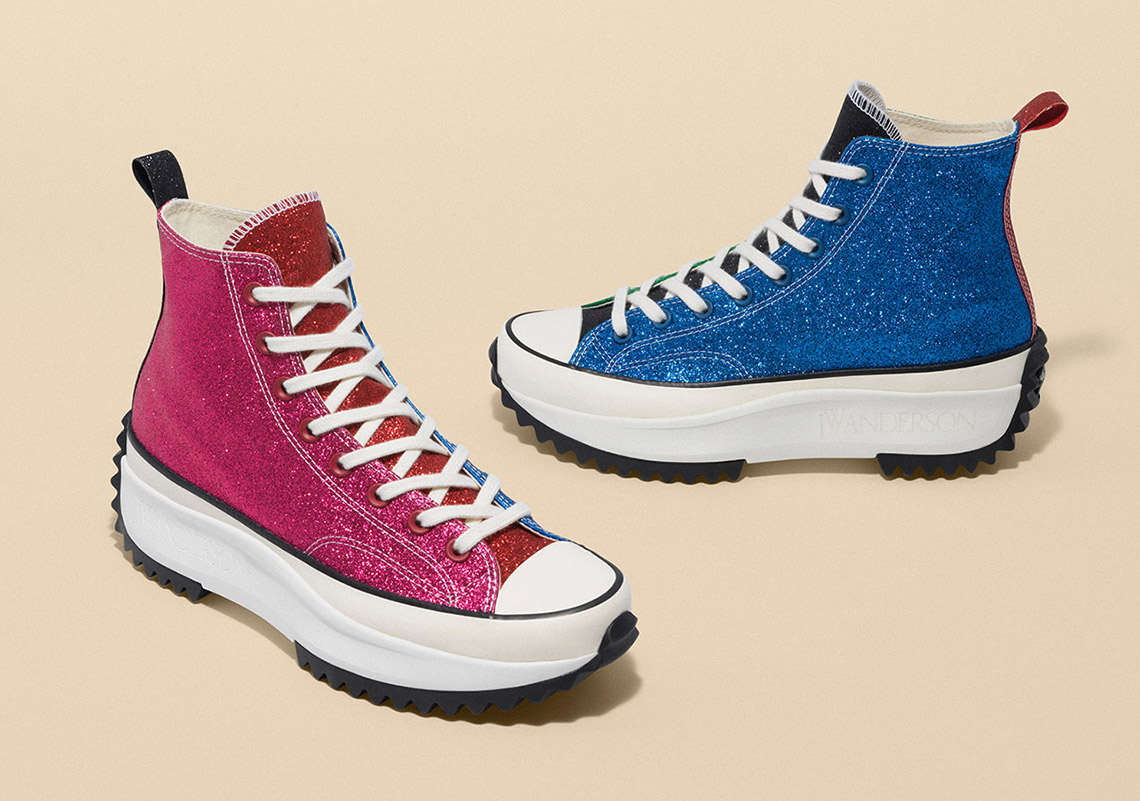 Jw Anderson Converse Glitter Chuck 70 Run Star Ss19 15