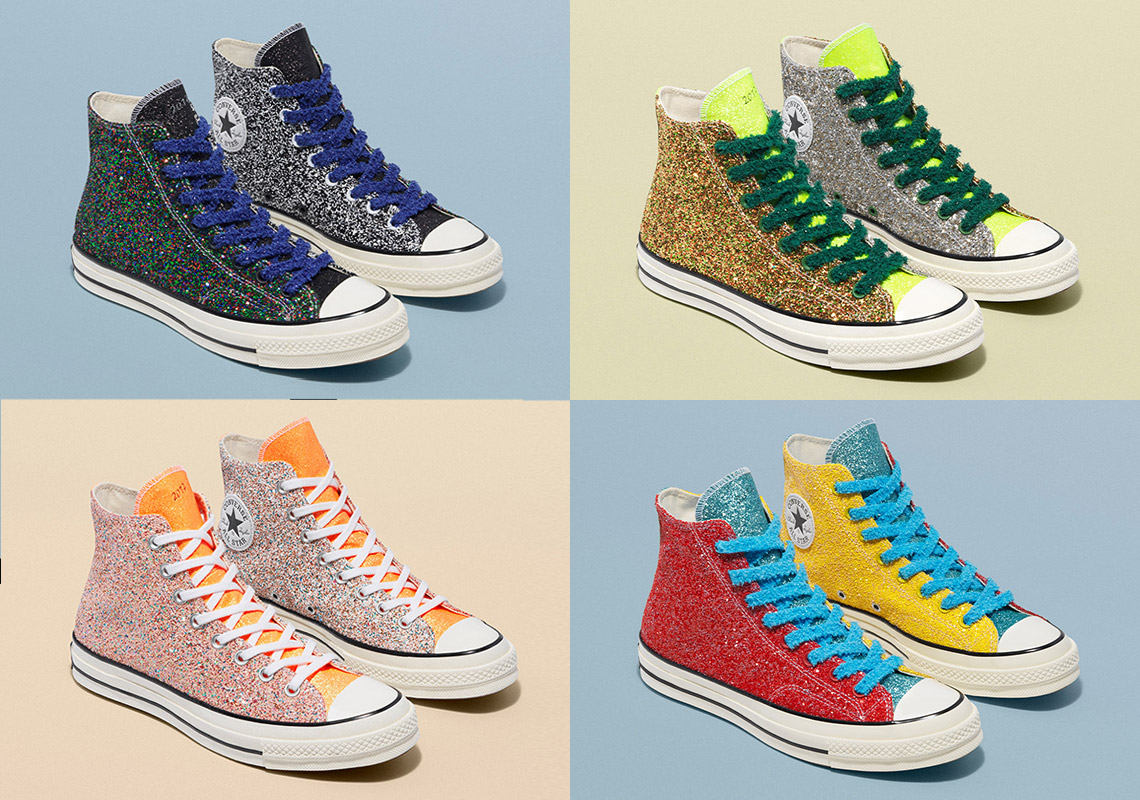 JW Anderson and Converse Revisit “Glitter Gutter” With Four Chuck 70s and a Run Star Hike