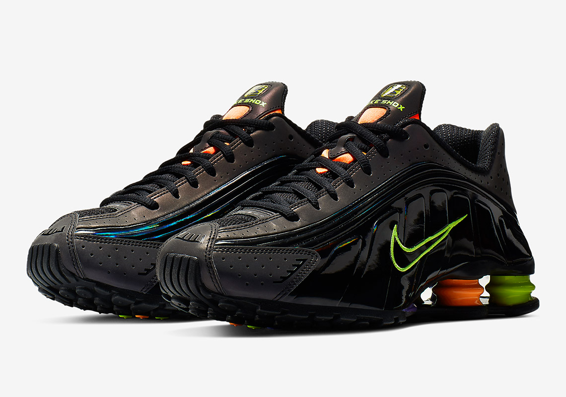 Neon Accents Adorn The Nike Shox R4 GEL