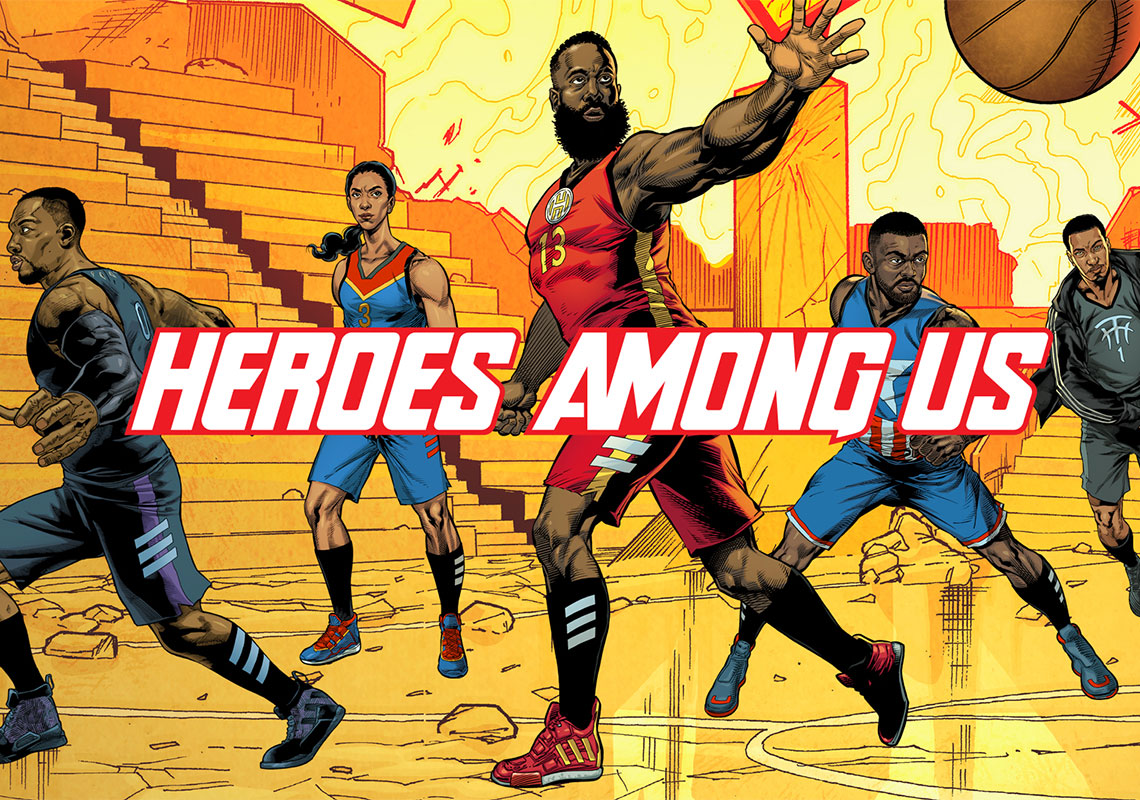 Adidas Basketball Marvel Avengers Heroes Among Us 1