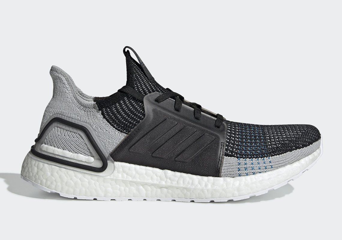 Adidas Ultra Boost 2019 Black Grey Cyan F35242 1