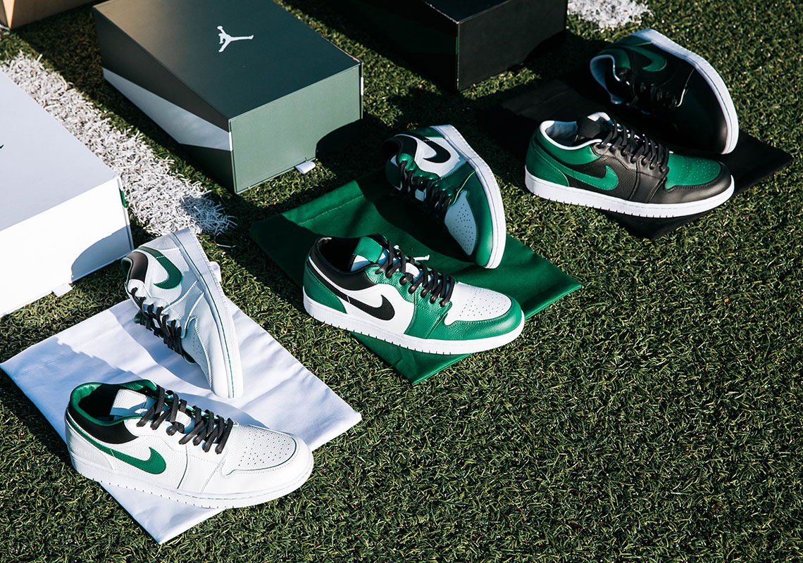 Jordan Brand And The New York Jets Commemorate New Uniforms With A Trio Of Air Jordan 1 Low PEs