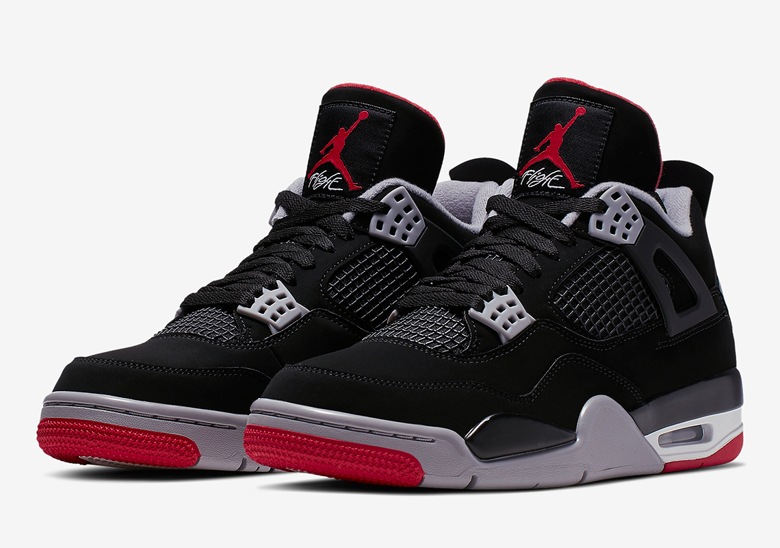 Official Images Of The Air Jordan 4 "Bred"