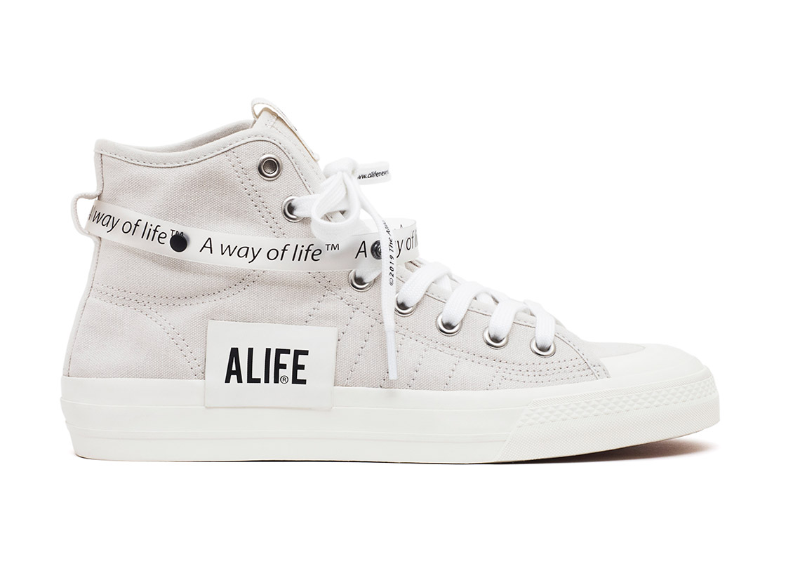 Alife Adidas Nizza Hi White 4