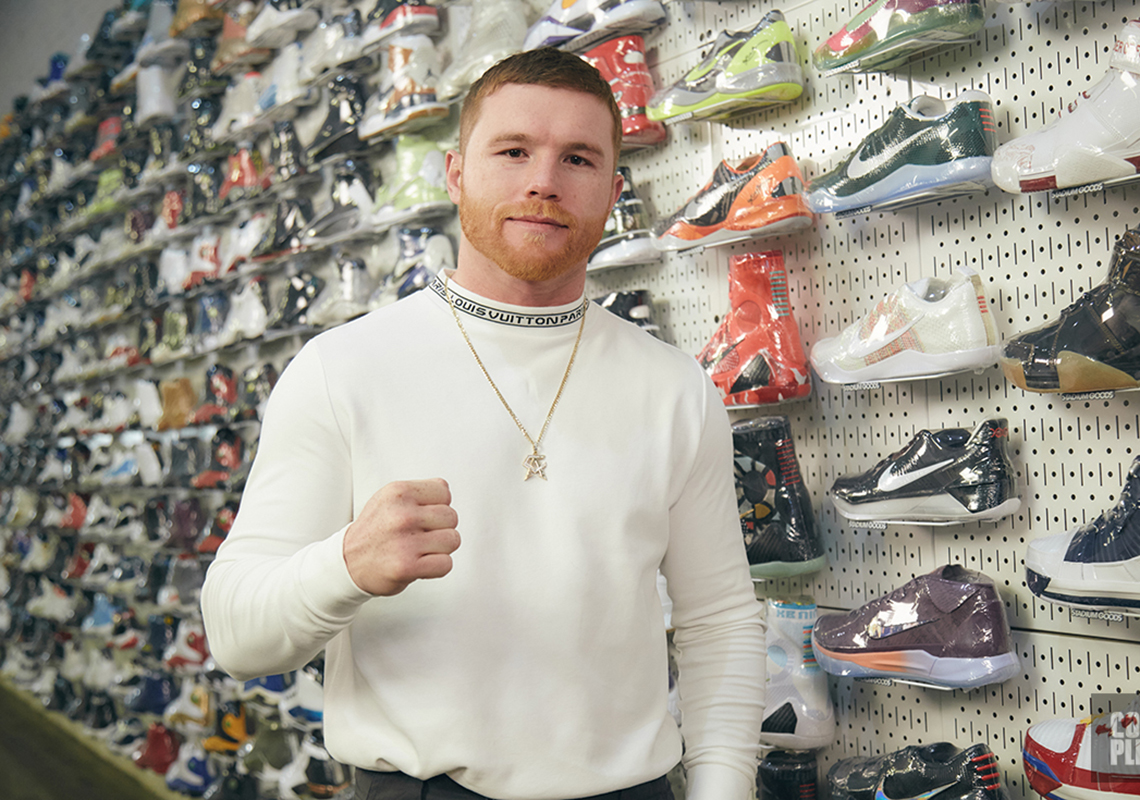 Canelo Alvarez Spends Nearly $20,000 On Sneaker Shopping