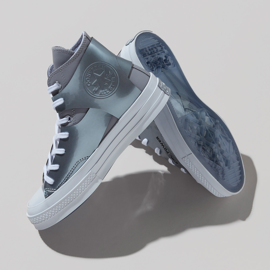 Feng Cheng Wang Converse Chuck 70 Girl Power Silver