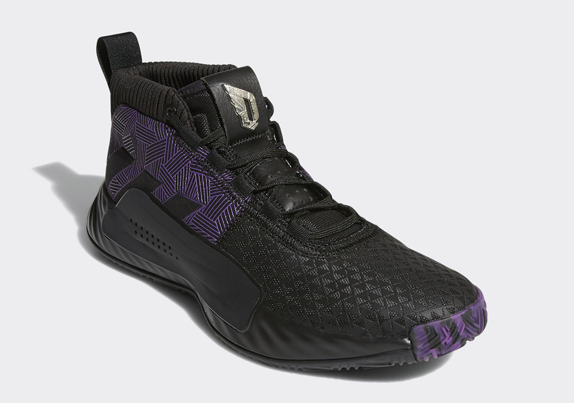 Marvel Adidas Dame 5 Black Panther Ef2259 4