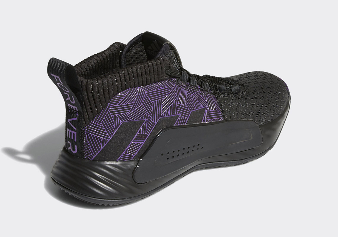 Marvel Adidas Dame 5 Black Panther Ef2259 5