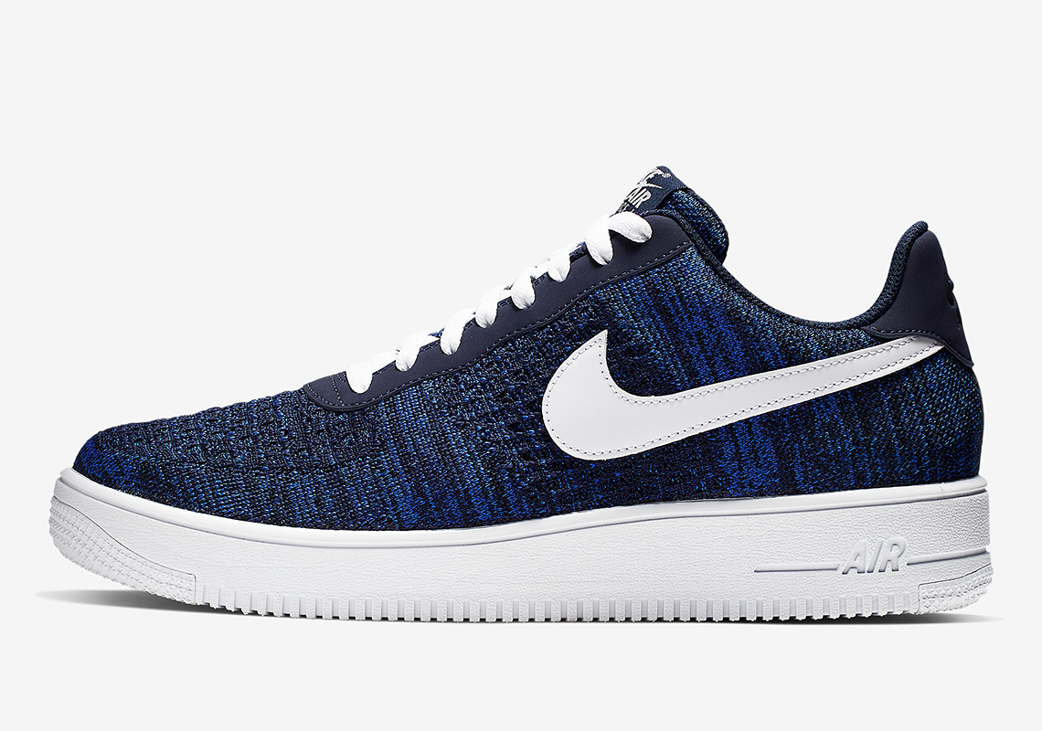 Nike Air Force 1 Low Flyknit Royal Blue Av3042 400 3