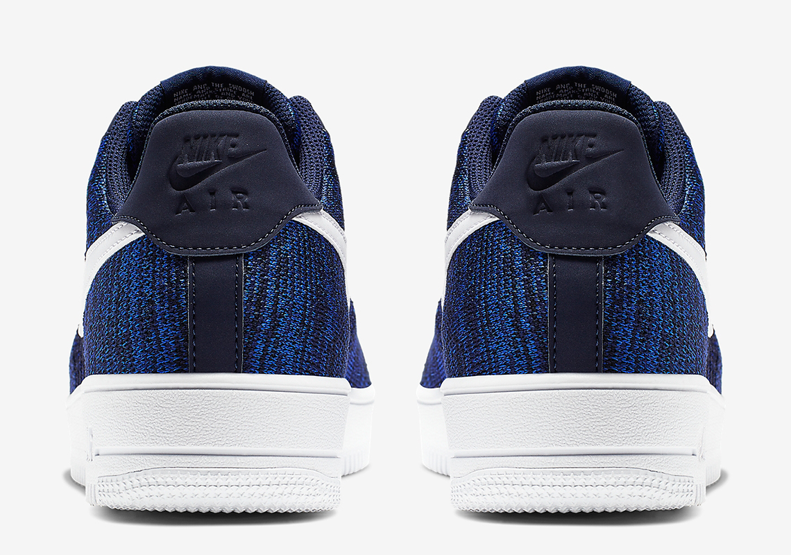 Nike Air Force 1 Low Flyknit Royal Blue Av3042 400 4