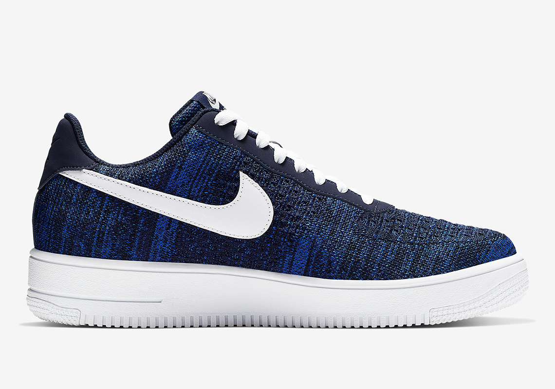 Nike Air Force 1 Low Flyknit Royal Blue Av3042 400 5