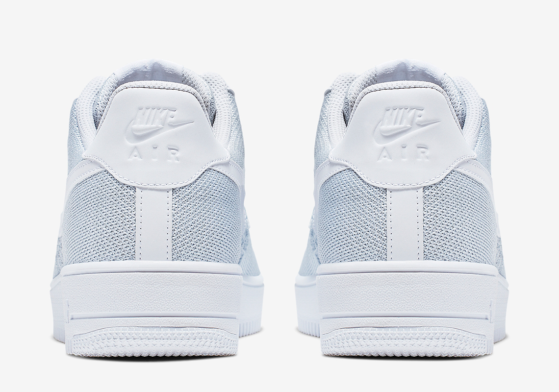 Nike Air Force 1 Low Flyknit Wolf Grey Av3042 100 5