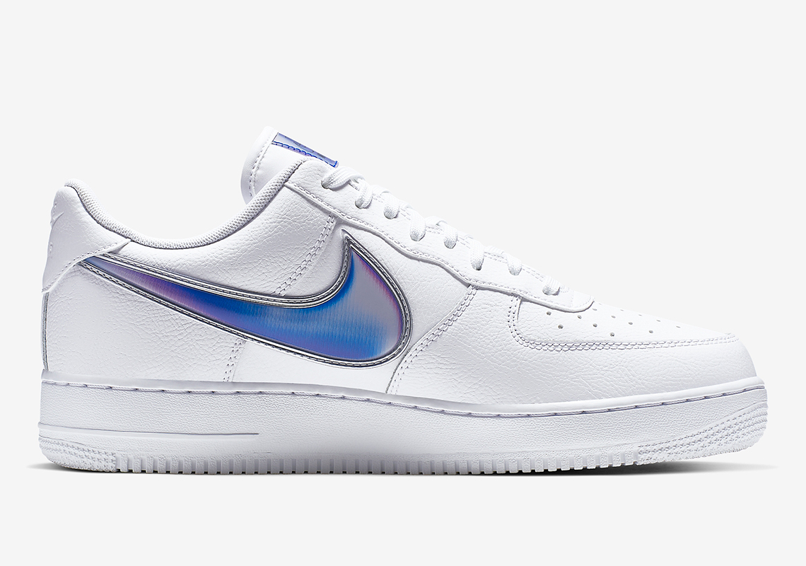 Nike Air Force 1 Low Oversized Swoosh White Purple Ao2441 101 6